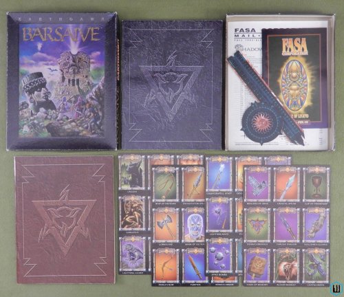 BARSAIVE - MISSING MAP (Earthdawn RPG Campaign) Box Set