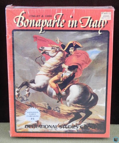 Bonaparte in Italy - SHRINKWRAP (Operational Studies Group 1979) Box Set Game