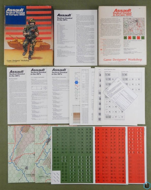 Assault: Tactical Combat in Europe - 1985 (War Game Box Set)