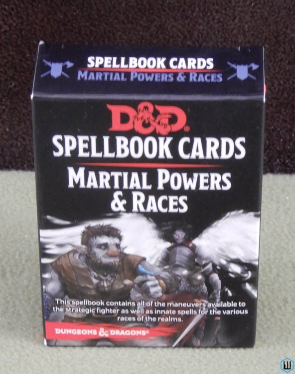 Spellbook Cards: Martial Powers & Races (Dungeons Dragons 5th Edition 5e)