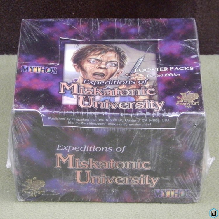 MYTHOS CCG Miskatonic University Booster Packs - SEALED BOX Card Game