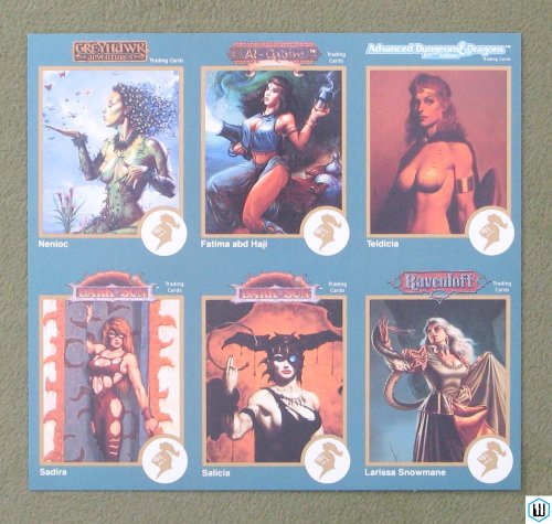 1993 Promo Card Sheet (Advanced Dungeons & Dragons) Collector Cards