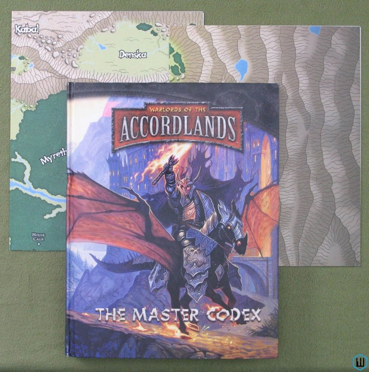 Master Codex (Warlords of the Accordlands D20 RPG) Hardcover NICE