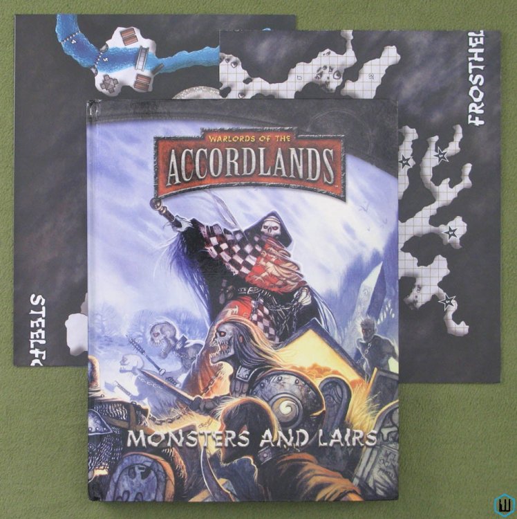 Monsters & Lairs (Warlords of the Accordlands D20 RPG) Hardcover NICE