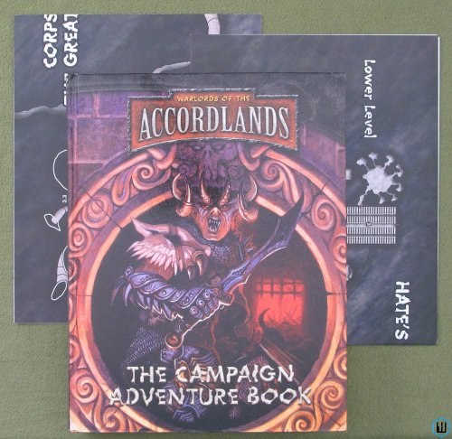 Campaign Adventure Book (Warlords of the Accordlands D20 RPG) Hardcover NICE
