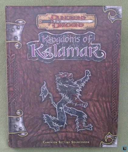 Kingdoms of Kalamar: RPG Campaign Setting Sourcebook w Poster Maps