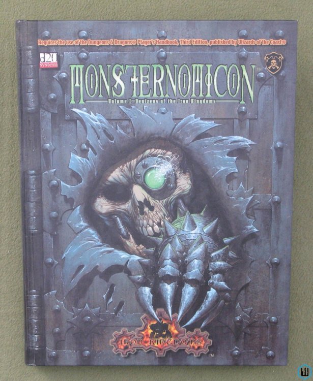 Monsternomicon, Volume 1 (Iron Kingdoms D20 RPG Hardcover)
