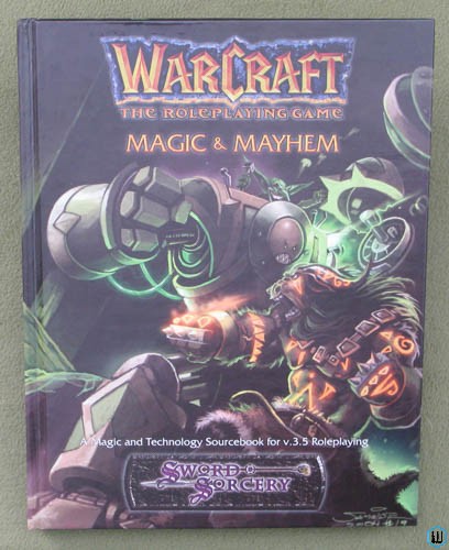 Magic & Mayhem (Warcraft RPG) Dungeons & Dragons 3rd Edition D20 System NICE