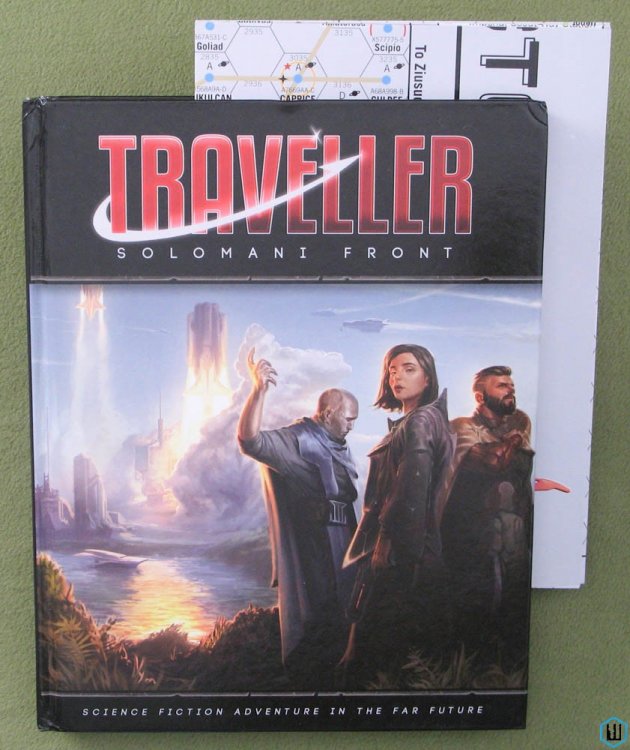 Solomani Front w Poster Map (Traveller RPG)