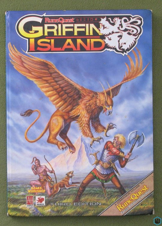 Griffin Island - NO MAP, PLAY COPY (Runequest RPG, 3rd Edition)