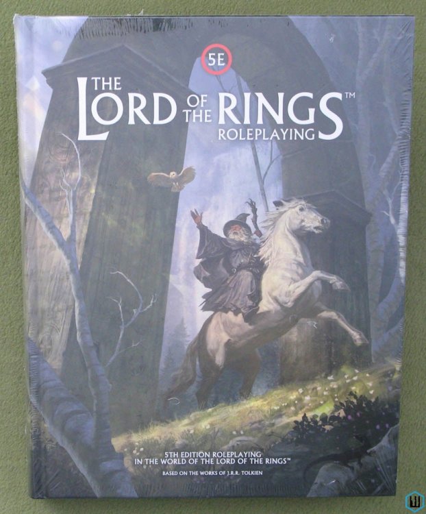 Lord of the Rings Roleplaying RPG 5E Middle Earth w Poster Map