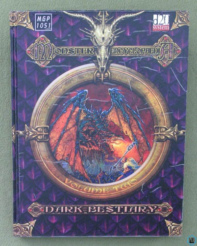 Dark Bestiary: Monster Encyclopaedia 2 (Dungeons Dragons 3rd Edition D20)