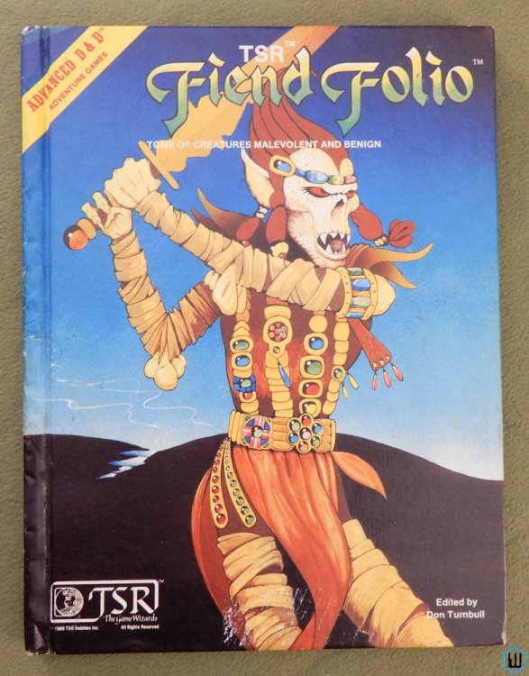 Fiend Folio (Advanced Dungeons & Dragons, 1st edition) Hardcover
