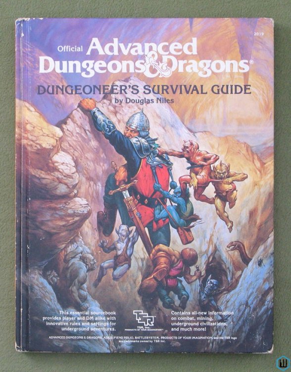 Dungeoneer's Survival Guide (Advanced Dungeons Dragons) Original 1986 Hardcover