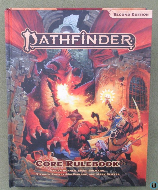 Pathfinder Core Rulebook (2nd Edition 2e RPG Book) Hardcover
