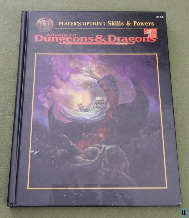 Player's Option: Skills & Powers (Advanced Dungeons Dragons) Hardcover
