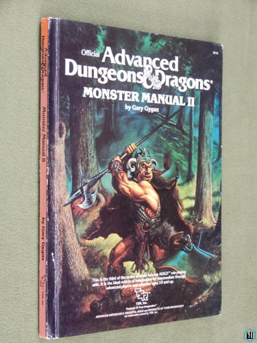 Monster Manual II 2 (Advanced Dungeons & Dragons) Gary Gygax TSR 2016