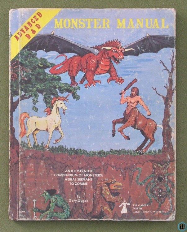 Monster Manual - 4TH BETA PRINT (Advanced Dungeons & Dragons, 1st Edition)