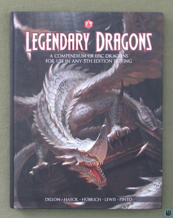 Legendary Dragons: A 5th Edition Supplement (5E Epic Dragon Sourcebook)