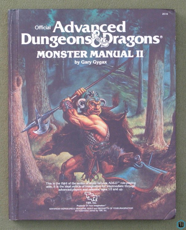 Monster Manual II 2 (Advanced Dungeons & Dragons) NICE Hardcover