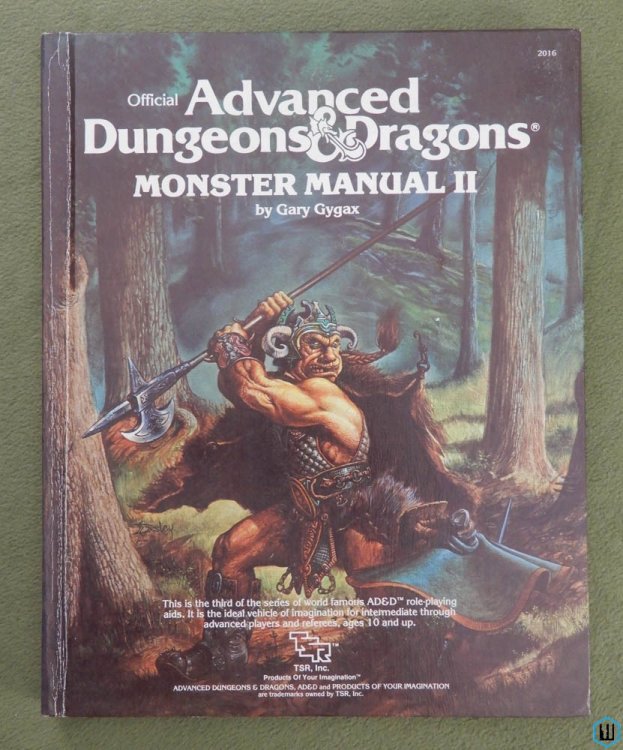 Monster Manual II 2 (Advanced Dungeons & Dragons) NICE Hardcover