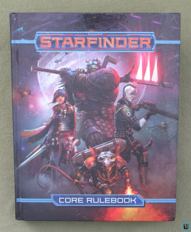 Starfinder: Core Rulebook (RPG Hardcover) + Starfinder Four vs Hardlight Harlequin Paizo PZO7101