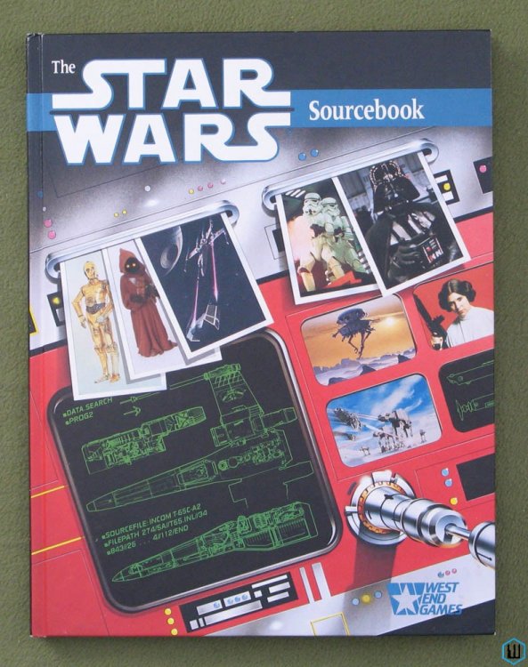 Star Wars Sourcebook (SW D6 RPG) Original Edition Hardcover