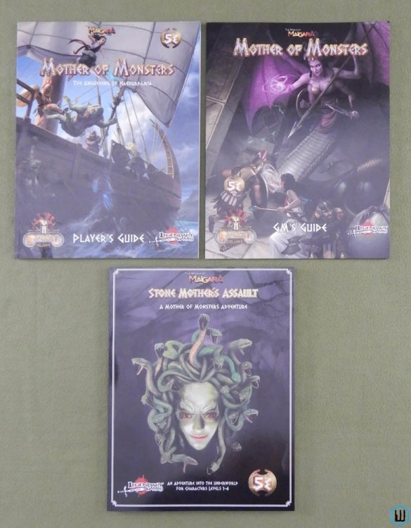 Mother of Monsters Lot of 3: GM's & Player's Guide + Stone Mother's Assault