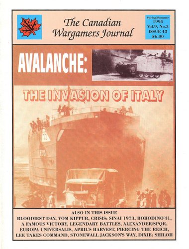 Canadian Wargamers Journal, Issue 43: Avalanche - The Invasion of Italy