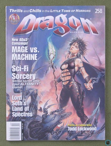 Dragon Magazine, Issue 258: Mage vs Machine AD&D Campaign, Alternity
