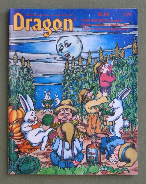 Dragon Magazine, Issue 79 (Wacko World Top Secret RPG module, Magic Resistance)