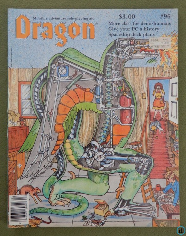 Dragon Magazine, Issue 96 (New demihuman class choices; Star Trek deck plans)