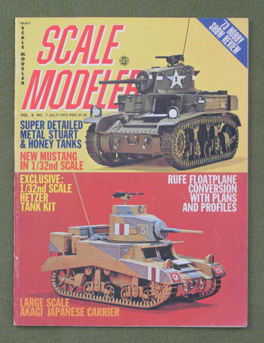 Scale Modeler Magazine Volume 8 No. 7 July 1973