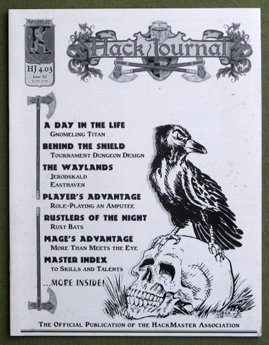 HackJournal: The Official Publication of the Hackmaster Association (Issue 3 - June 2002)