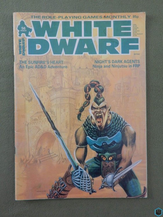 White Dwarf Magazine, Issue 56 (Ninjas, Call of Cthulhu, AD&D)