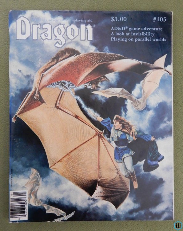 Dragon Magazine, Issue 105 (AD&D centerfold module, Centaurs, Cryptic Alliances)