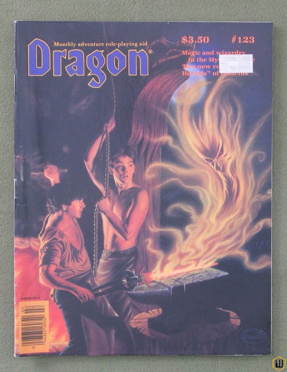 Dragon Magazine, Issue 123 (Sorcerers Wizards 3 articles, Forgotten Realms Music)