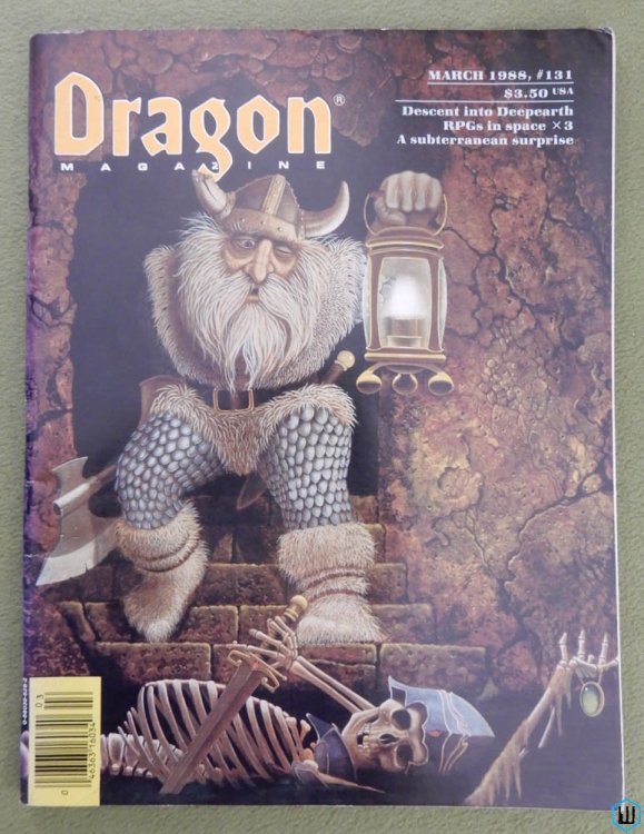 Dragon Magazine, Issue 131 (Underdark; Ecology Aboleth Hook Horror; Gamma World)