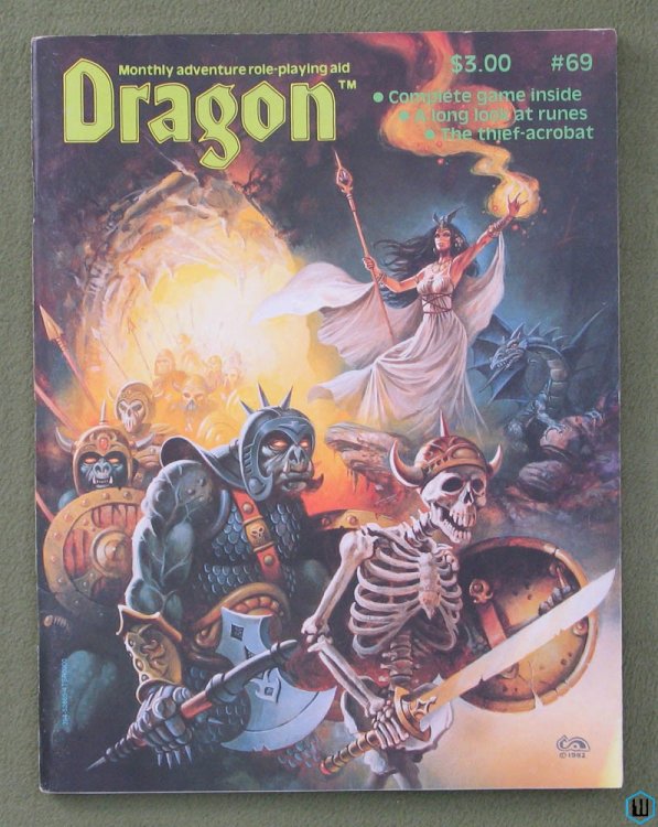 Dragon Magazine, Issue 69: Arrakhar's Wand game, Thief-Acrobat character class