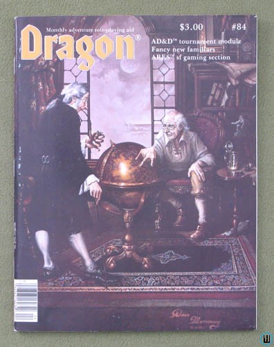 Dragon Magazine, Issue 84: Twofold Talisman, pt1 (AD&D module), Rakshasa