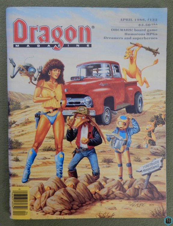 Dragon Magazine, Issue 132: Gamma World, DC Heroes, Star Frontiers