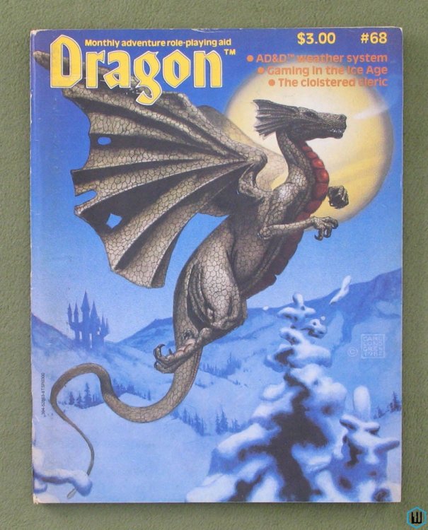 Dragon Magazine, Issue 68 (World of Greyhawk Weather; High Level MU Spells)