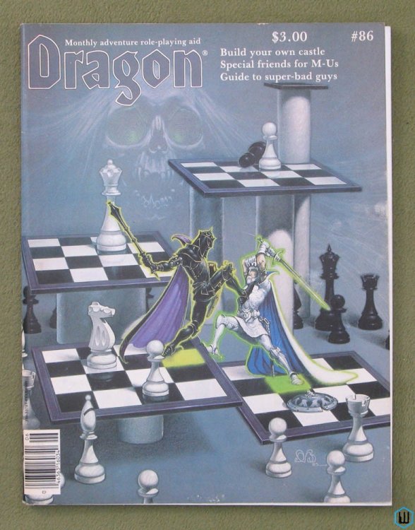 Dragon Magazine, Issue 86 (Build castle, Greyhawk Suel pantheon, Familiars)