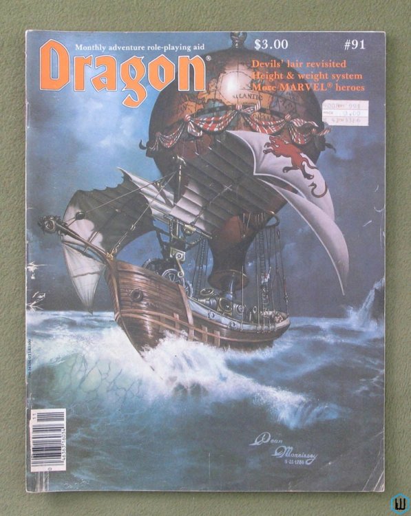 Dragon Magazine, Issue 91 (Treasure Trove, Nine Hells revisited, New Gamma World gear)