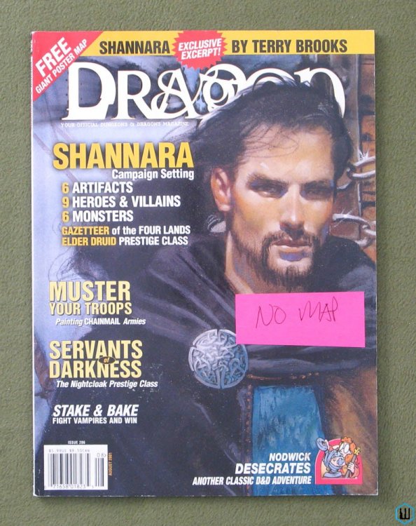 Dragon Magazine, Issue 286 - NO MAP