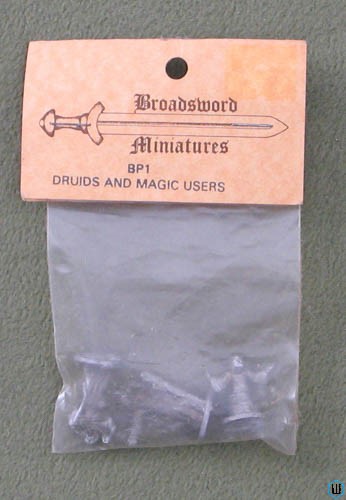 Druids & Magic Users (Broadsword Miniatures BP1) Fantasy Metal Minis