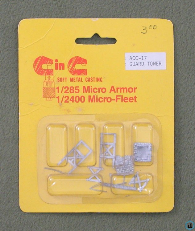 C-in-C MICRO ARMOR: ACC-17 Guard Tower 1:285 scale metal miniatures