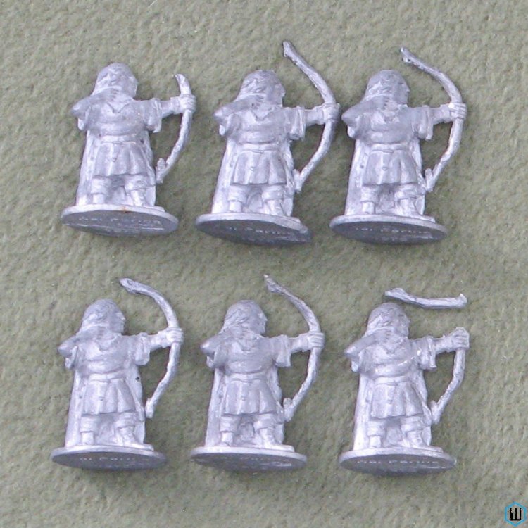 Ral Partha Archers Bowmen x6 (Metal Miniatures) 1976