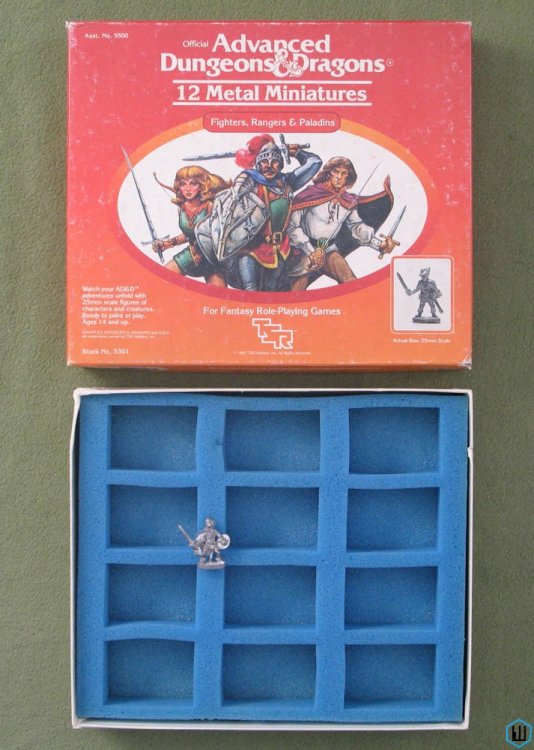 Fighters Rangers Paladins - 1 MINI ONLY (Advanced Dungeons Dragons Metal Miniatures)