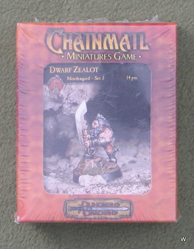 Dwarf Zealot Mordengard (Chainmail Miniatures Game)
